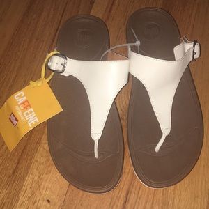 FitFlop Sandals White Size 8